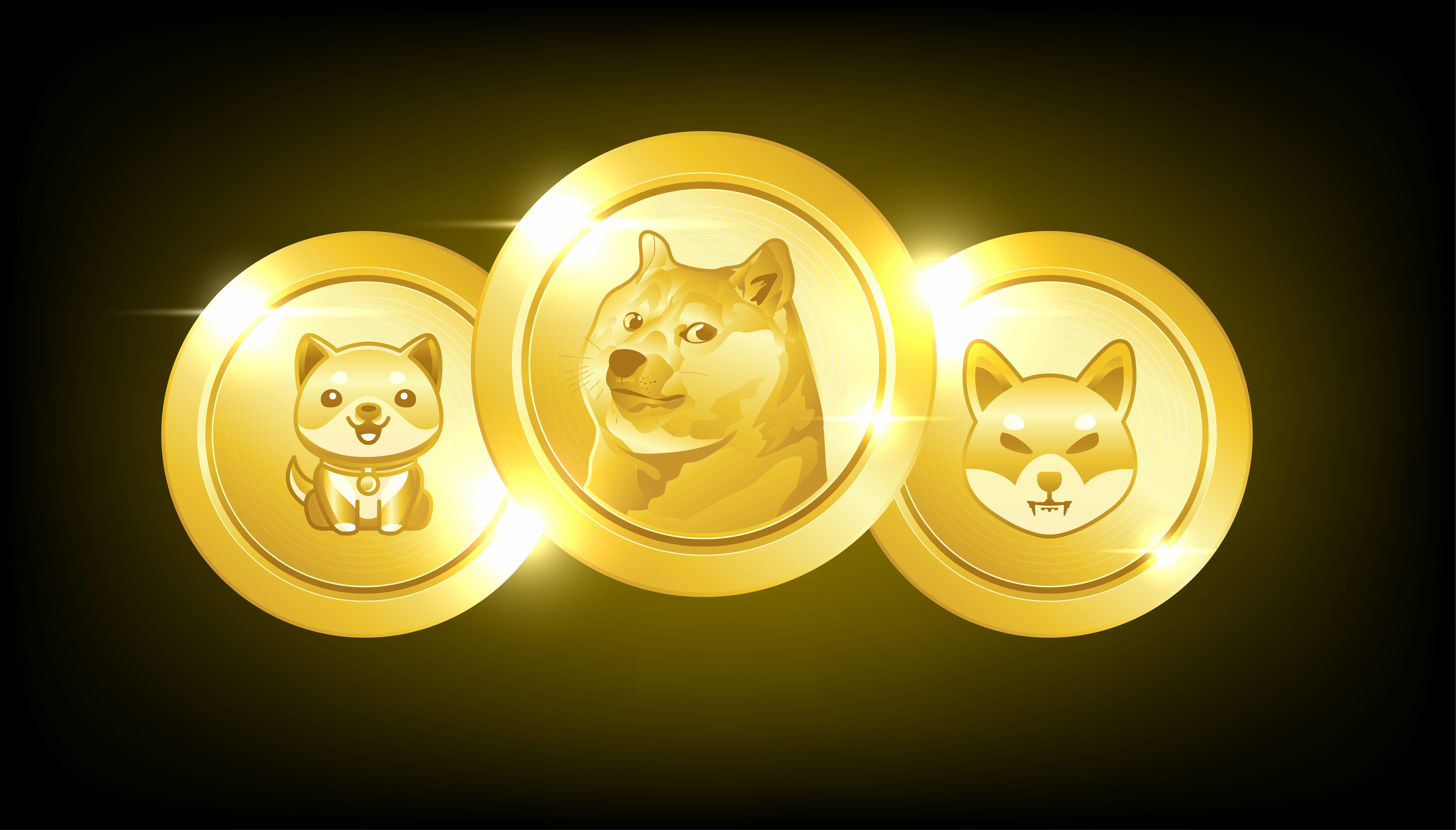 Meme токен. Memecoin. Doge монета. Shiba Inu meme Coin.